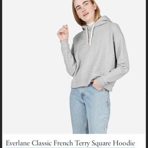 Everlane classic hoodie grey XS
